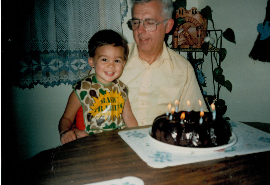 Joshua with Grandpa